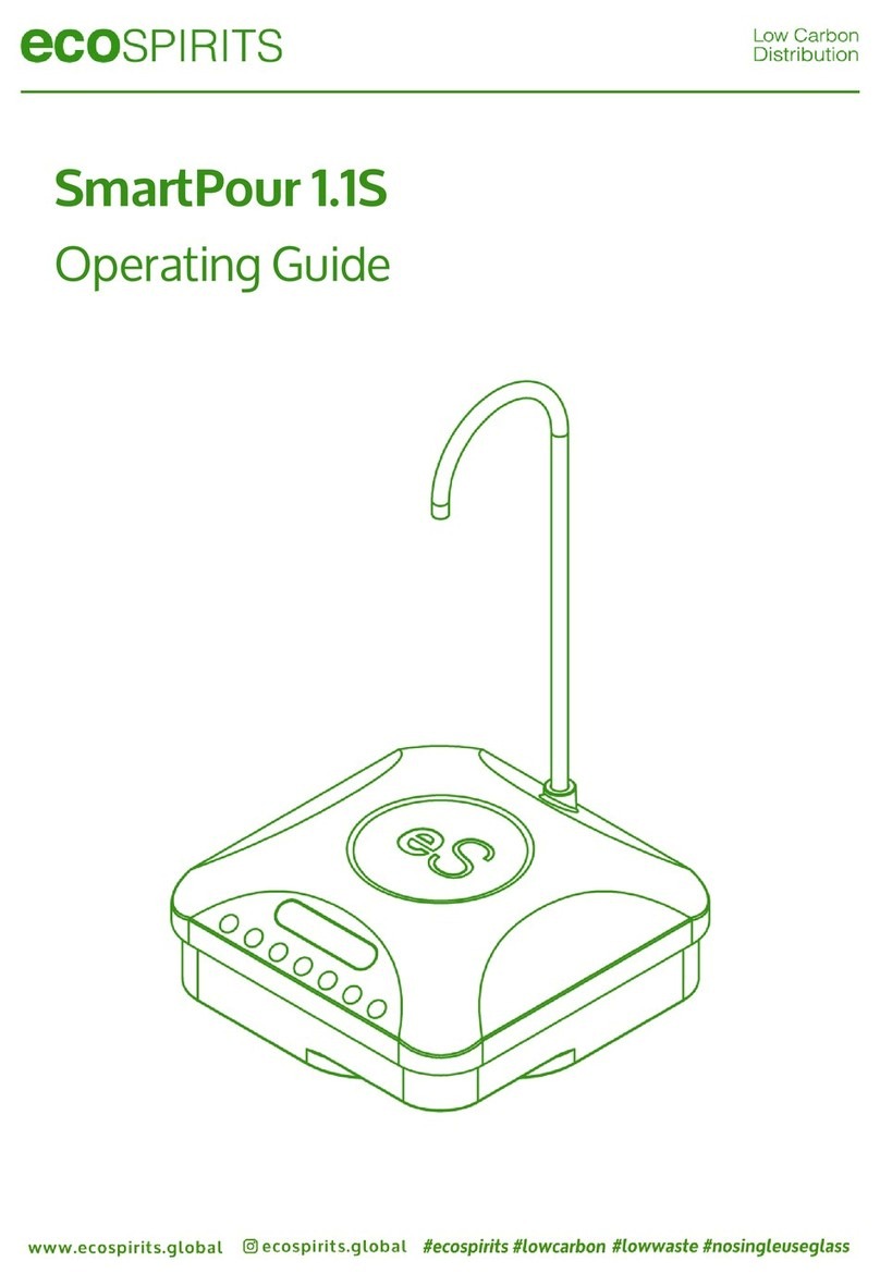 ecoSPIRITS SmartPour 1.1S operating guide