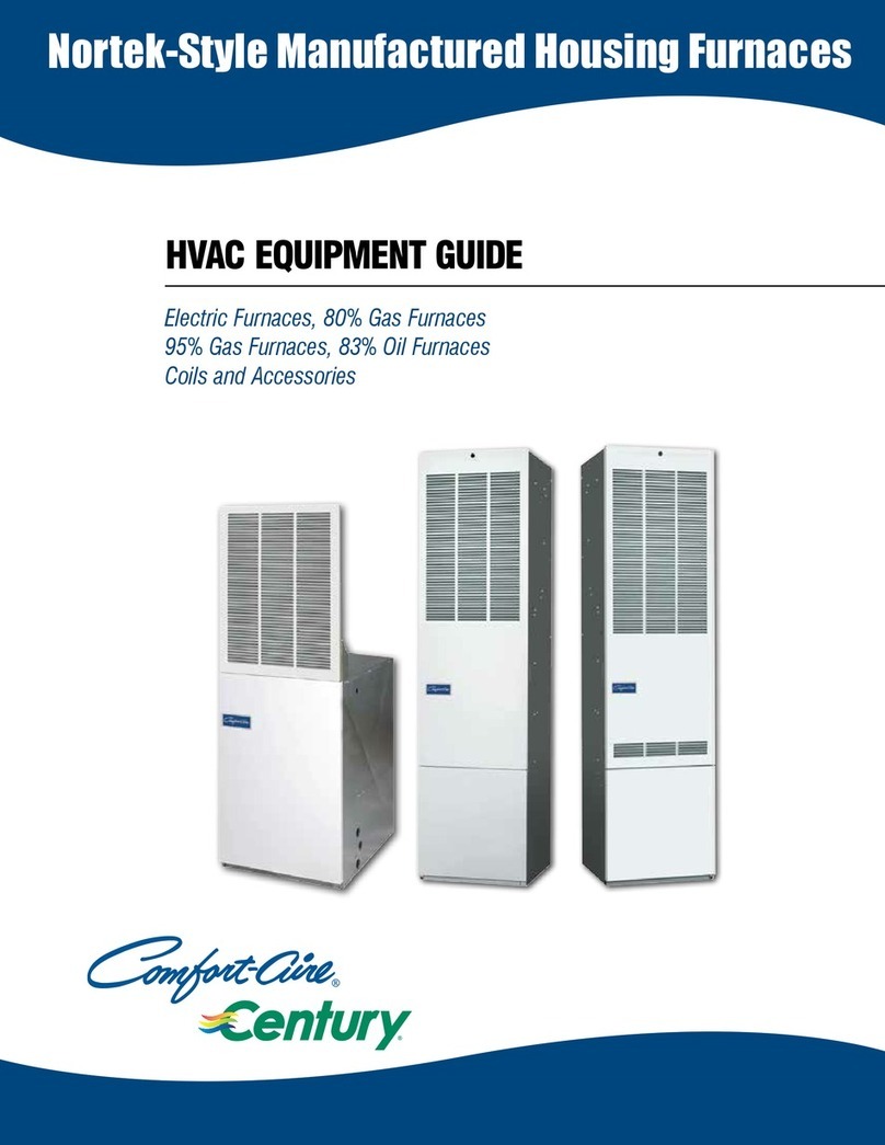 Comfortaire Century M5SB A Series Equipment guide