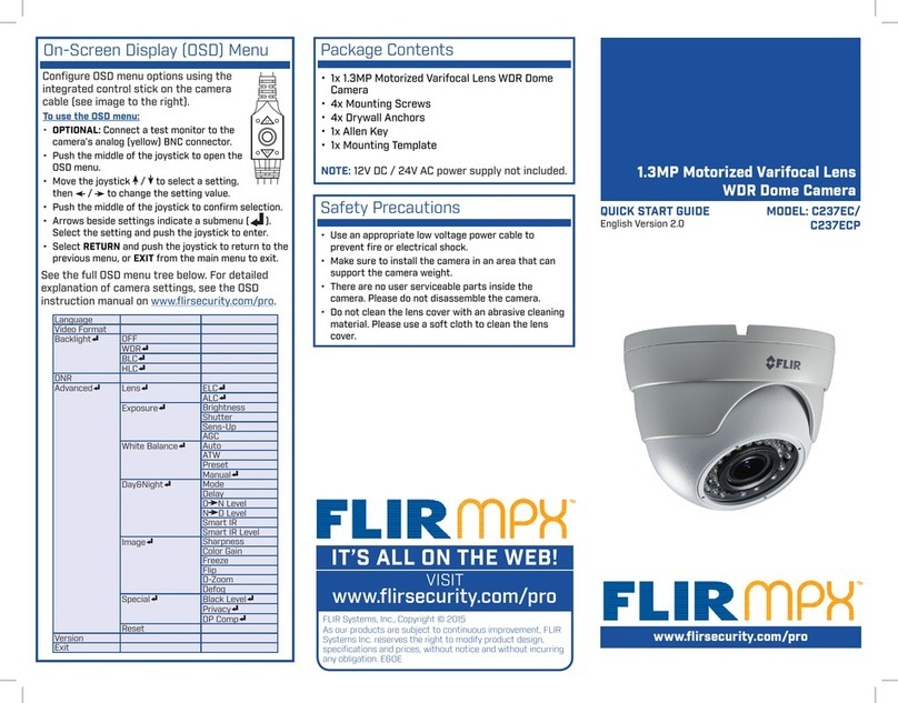 FLIR MPX C237EC quick start guide