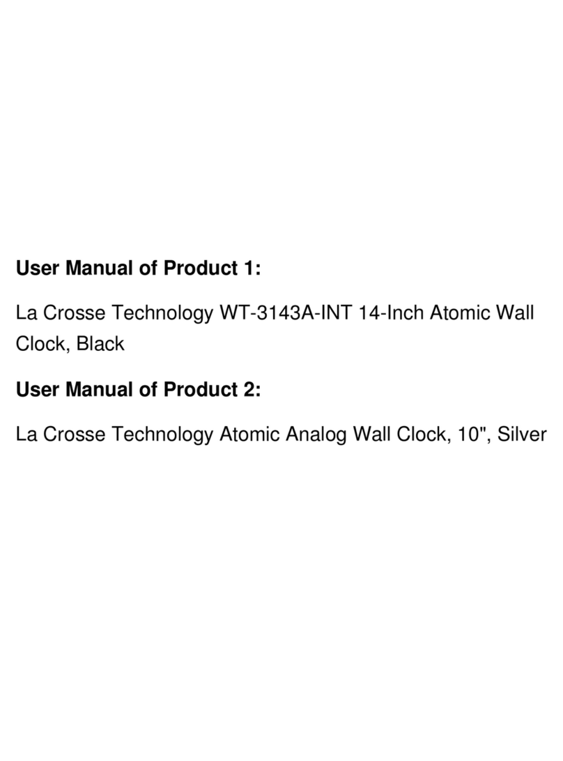 La Crosse Technology WT-3143A instruction manual
