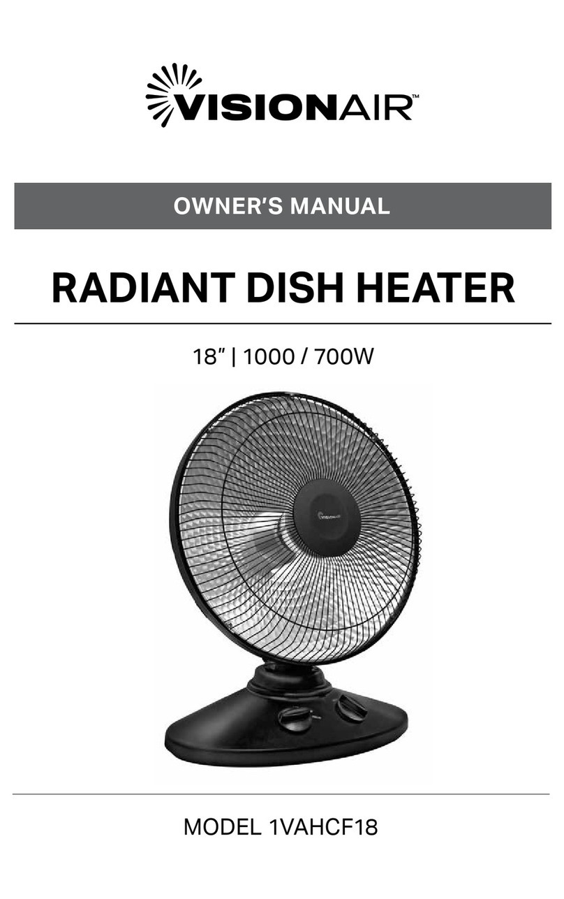 VisionAIR 1VAHCF18 owner's manual
