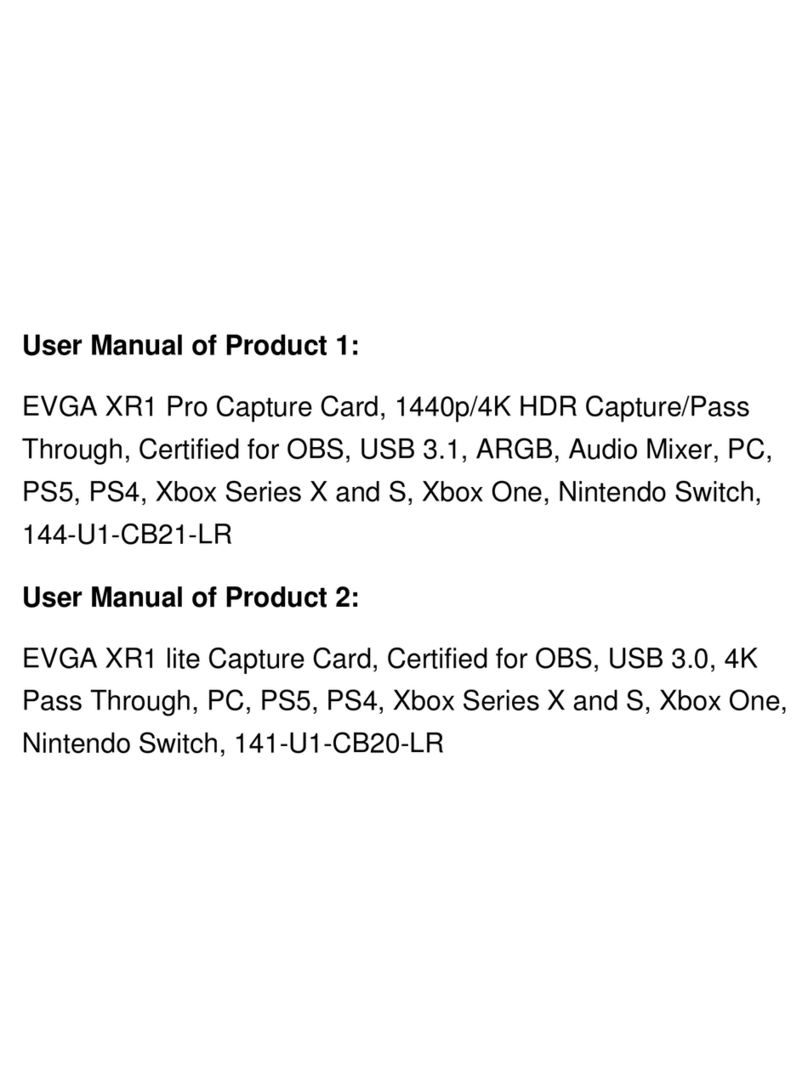 EVGA 144-U1-CB21-LR quick guide