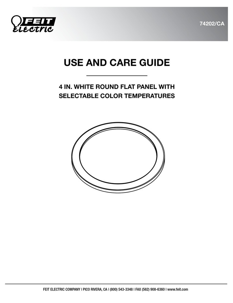 Feit Electric 74202/CA Use and care guide