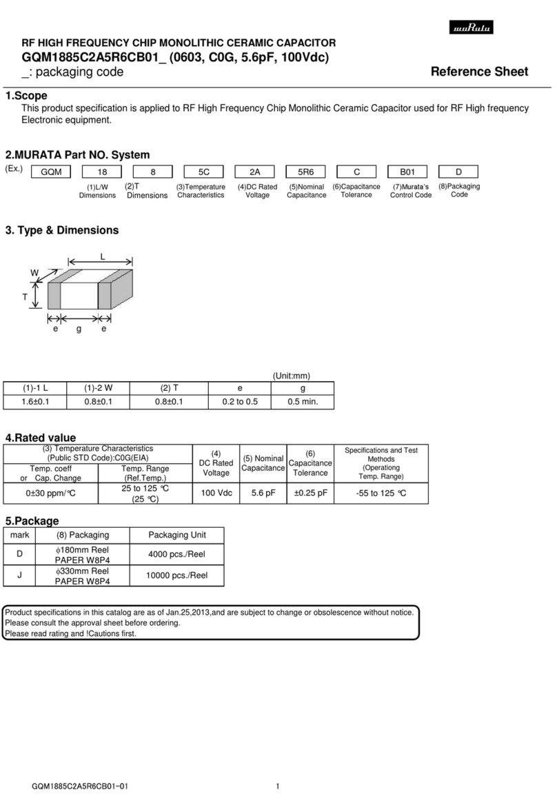 Murata GQM1885C2A5R6CB01 Series User manual Murata GQM1885C2A5R6CB01 Series User manual