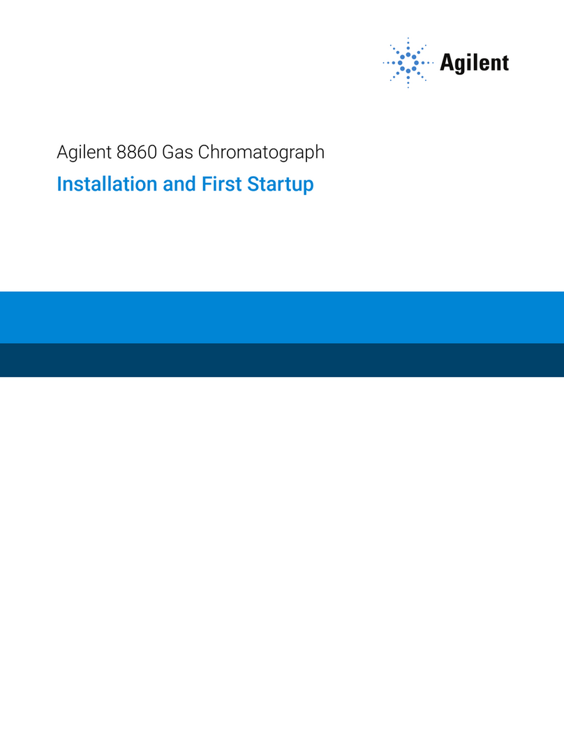 Agilent Technologies 8860 Instruction sheet