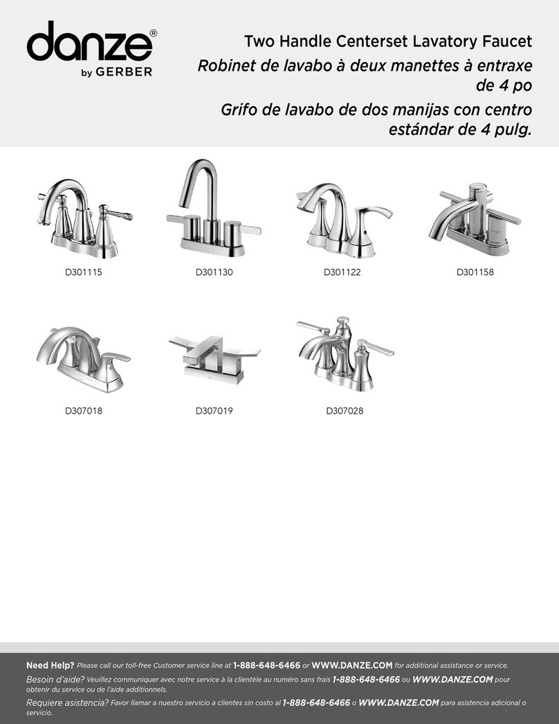 Gerber danze D301115 User manual
