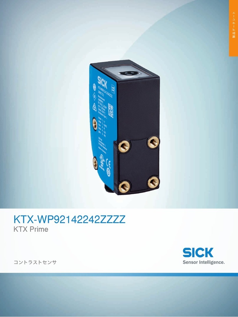 SICK Prime KTX-WP92142242ZZZZ User manual