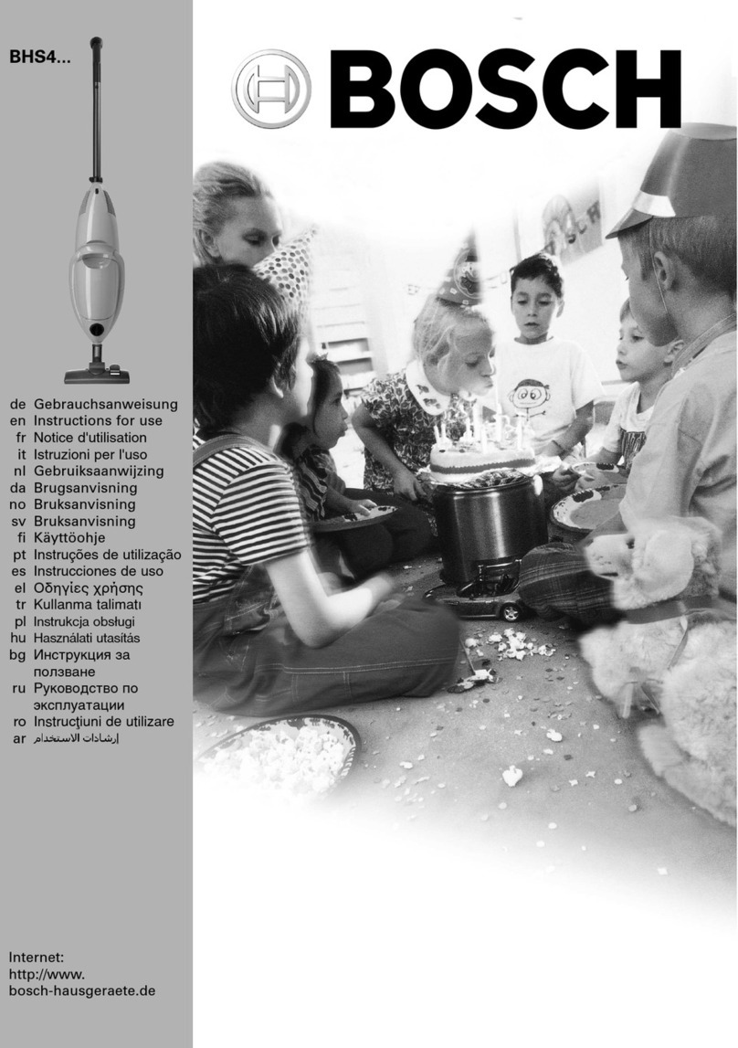 Bosch BHS4 Series User manual