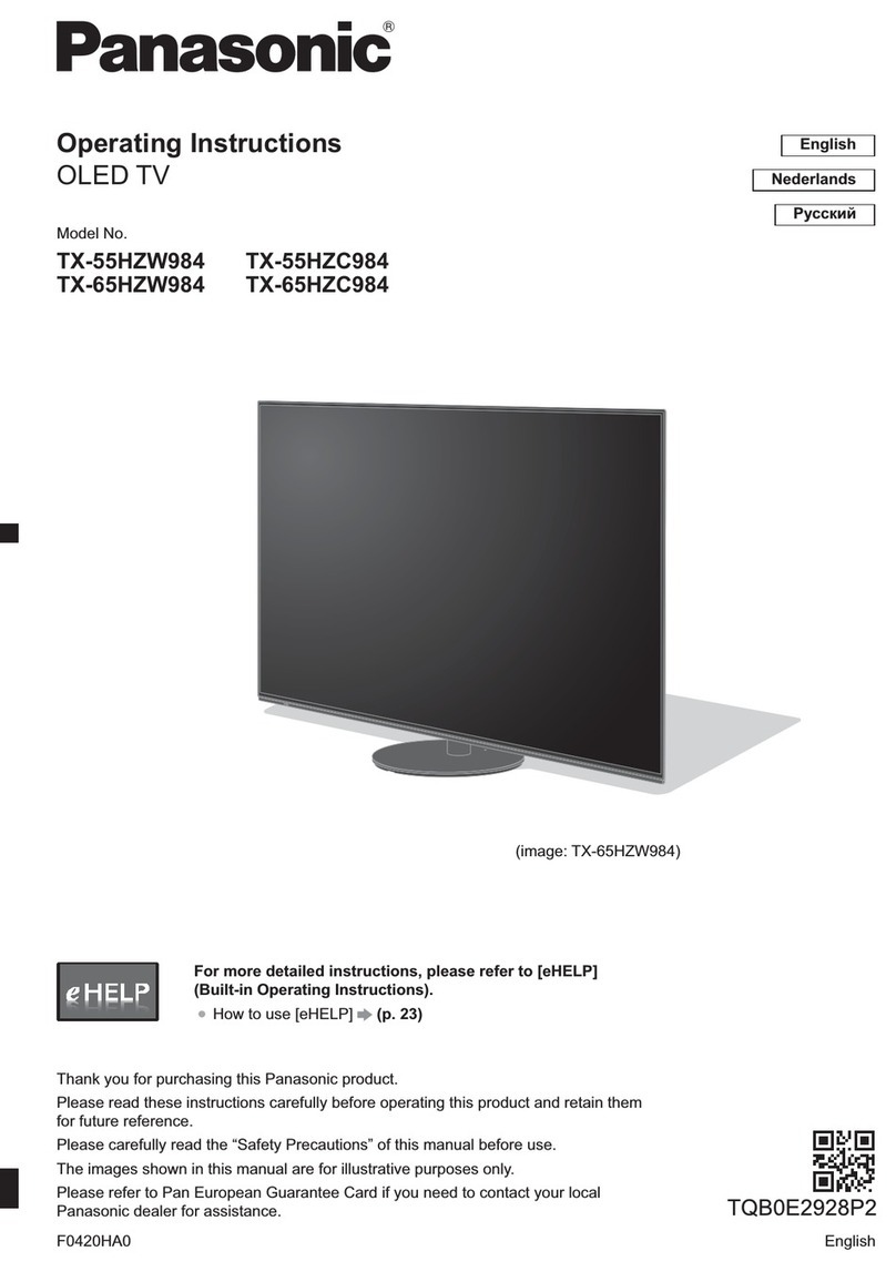 Panasonic TX-55HZW984 User manual