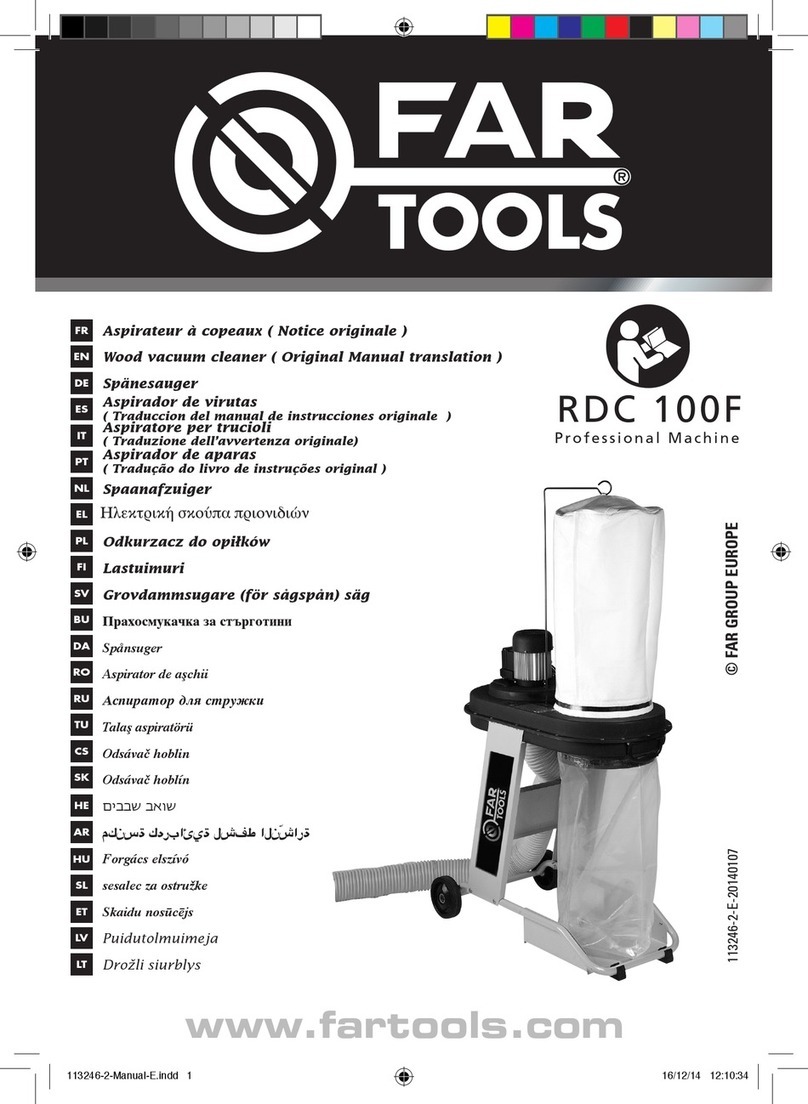 Far Tools RDC 100F Use and care manual