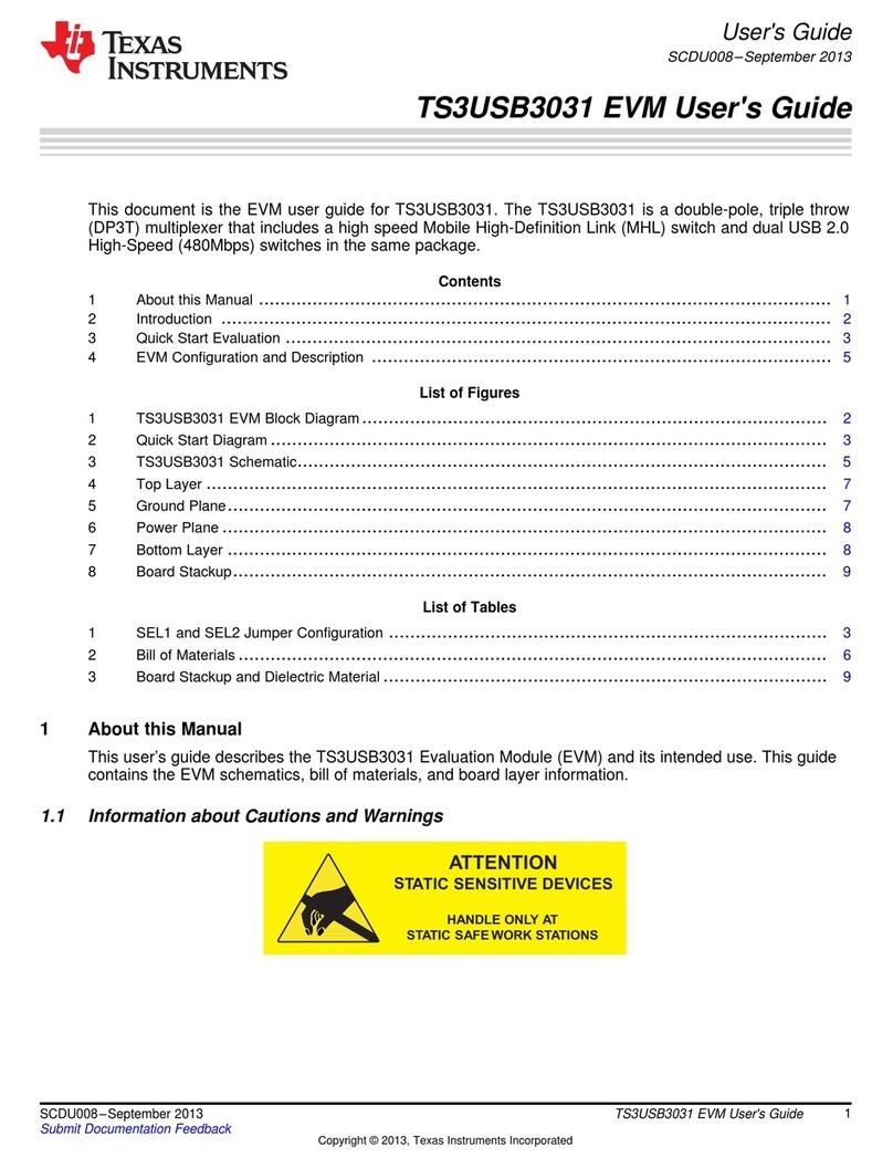 Texas Instruments TS3USB3031 User manual