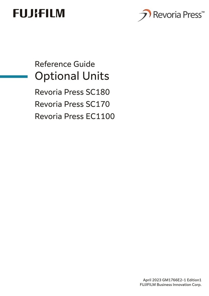 FujiFilm Revoria Press SC170 User manual FujiFilm Revoria Press SC170 User manual