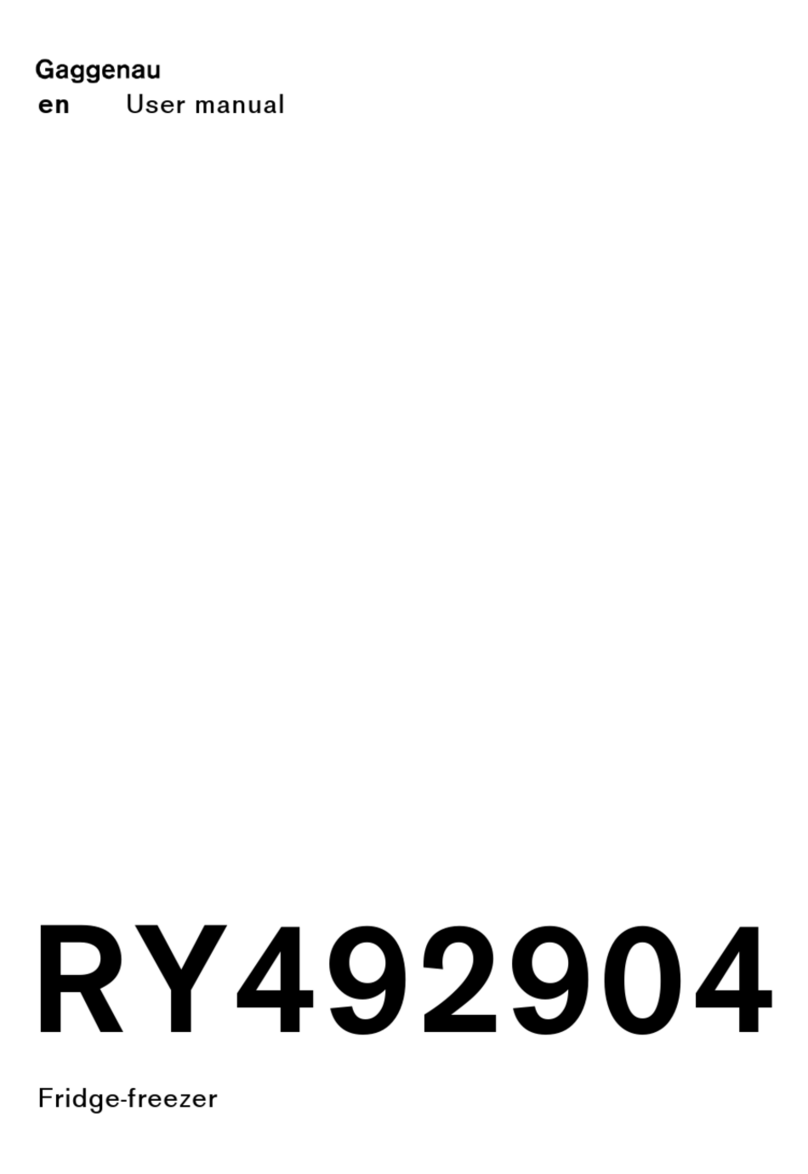 Gaggenau RY492904 User manual