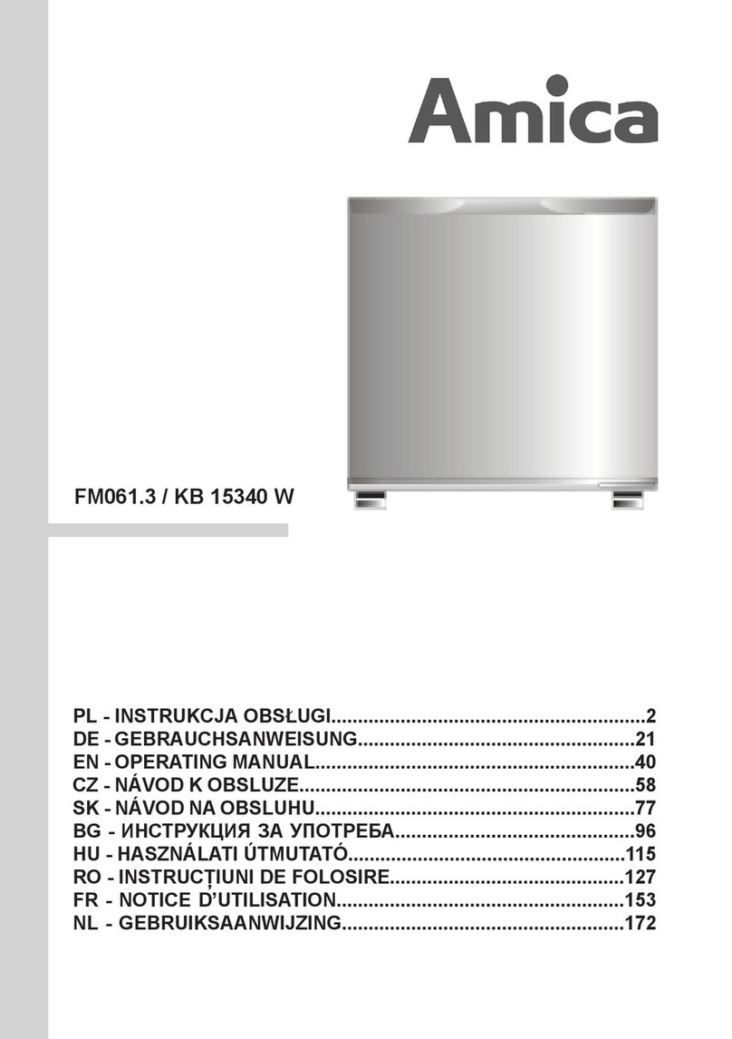 Amica FM061.3/KB 15340 W operating manual