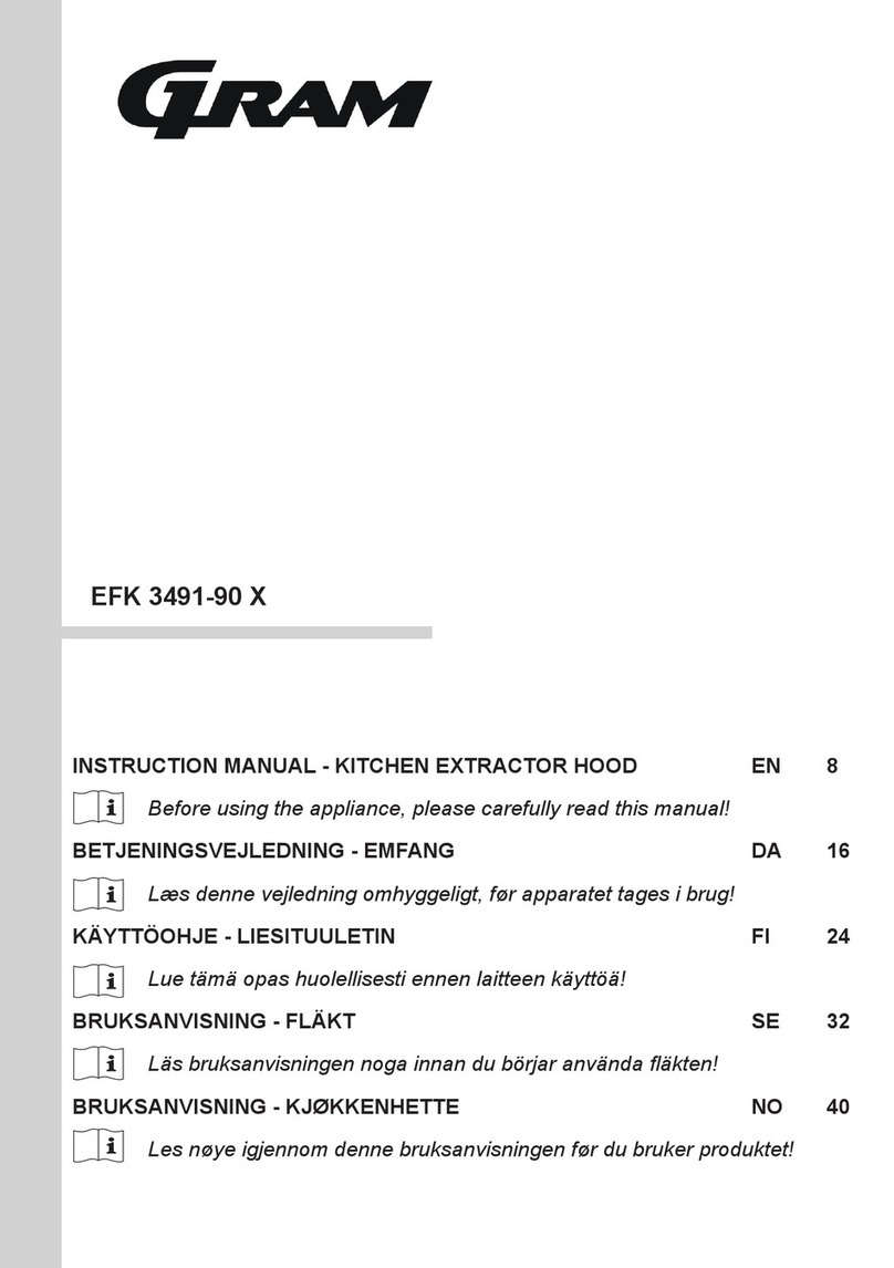 Gram EFK 3491-90 X instruction manual