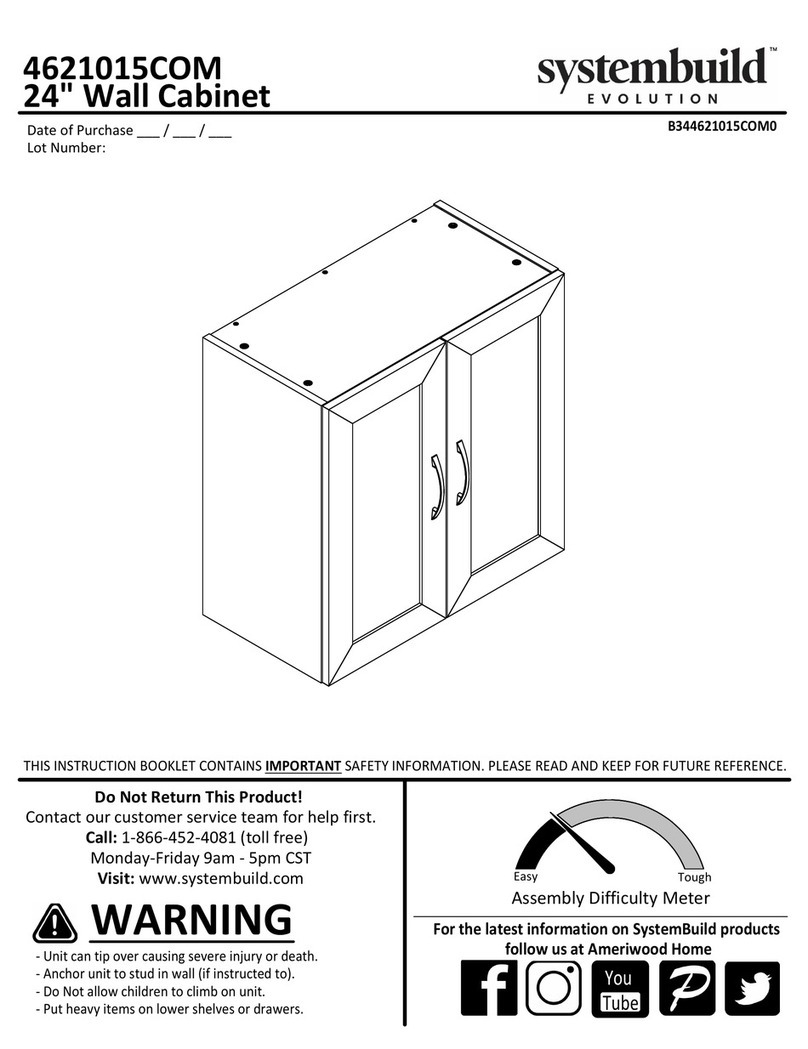 Systembuild Evolution 4621015COM User manual Systembuild Evolution 4621015COM User manual