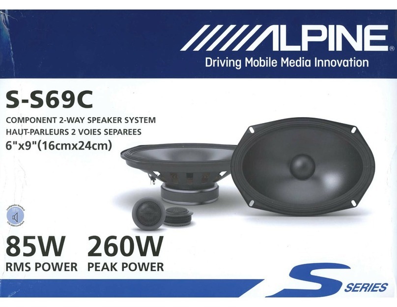Alpine S Series quick start guide