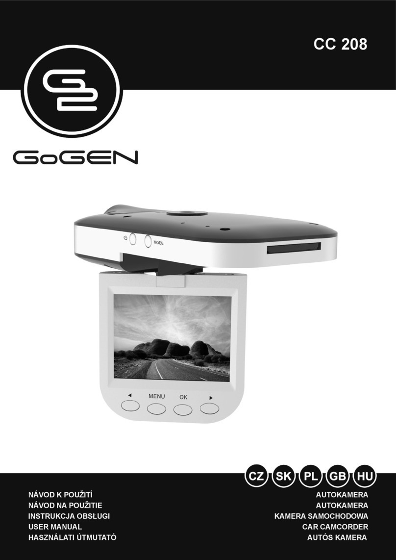 Gogen CC 208 User manual