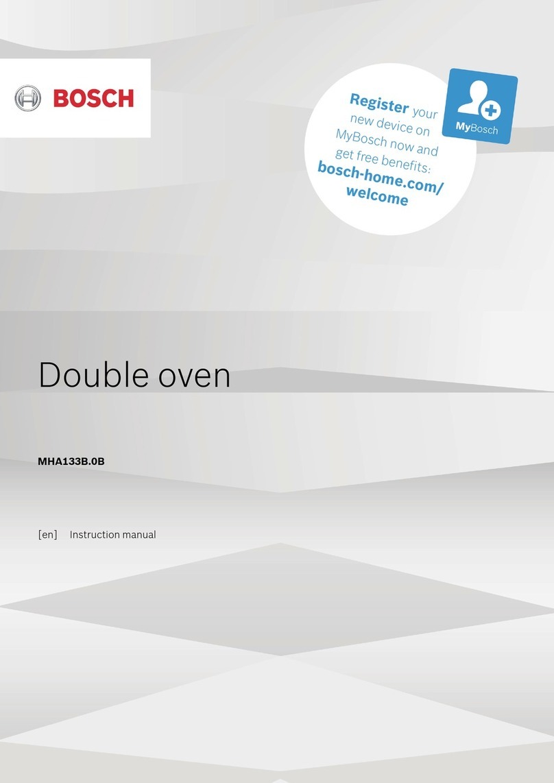 Bosch MHA133B 0B Series User manual