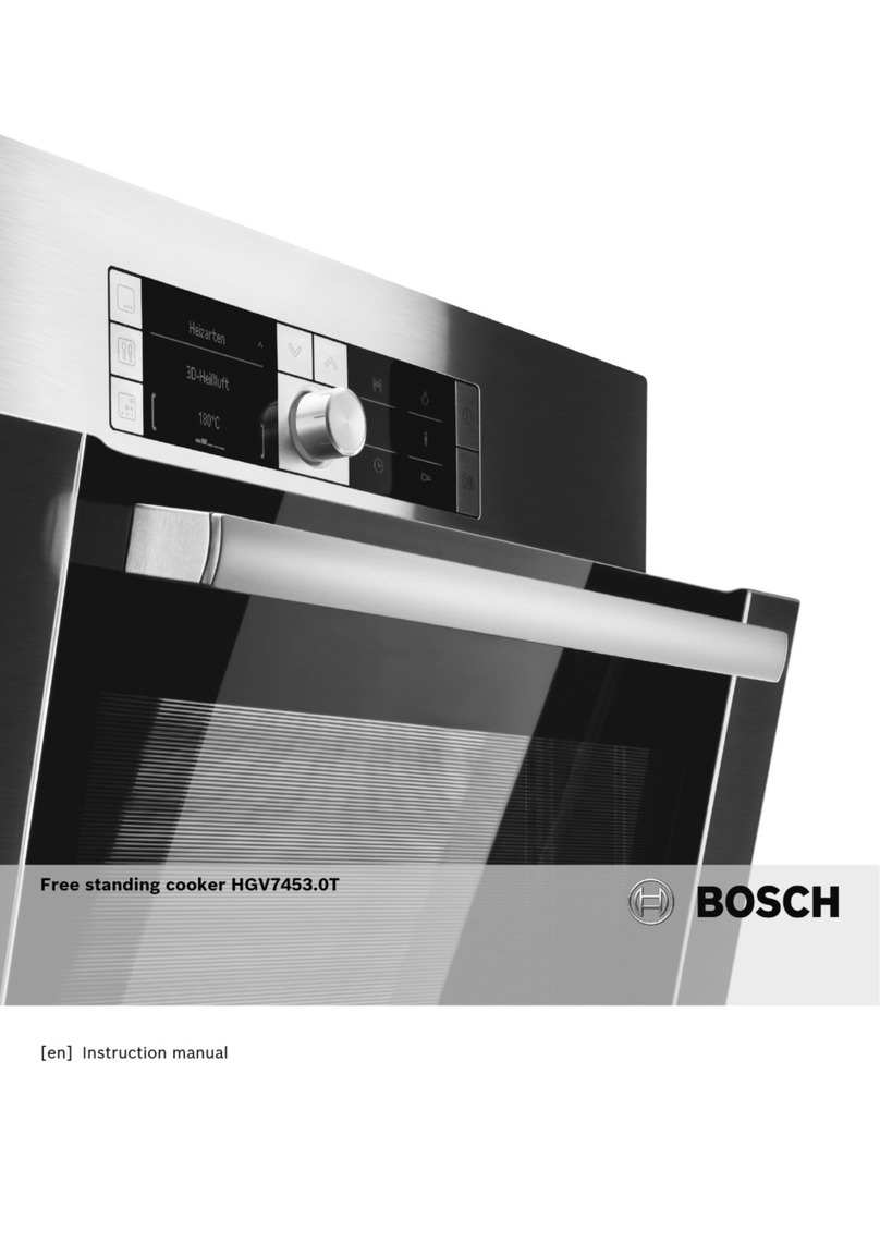 Bosch HGV7453 0T Series User manual