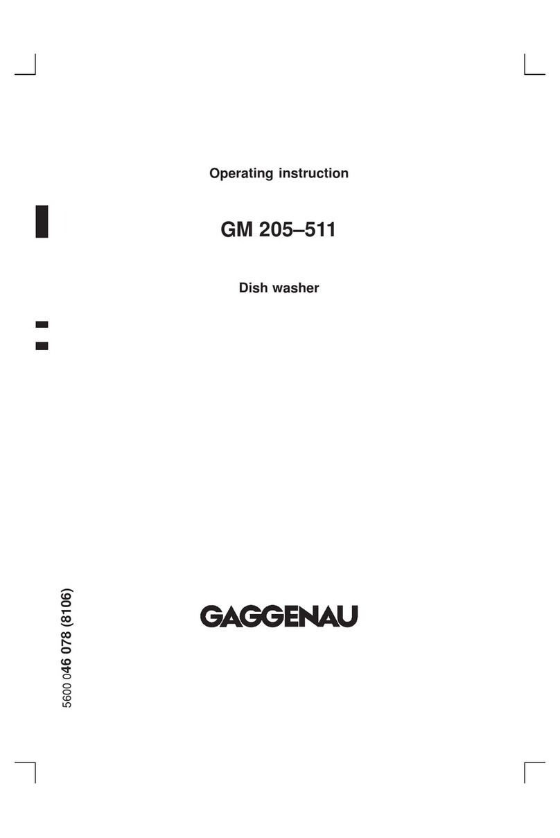 Gaggenau GM 205-511 User manual