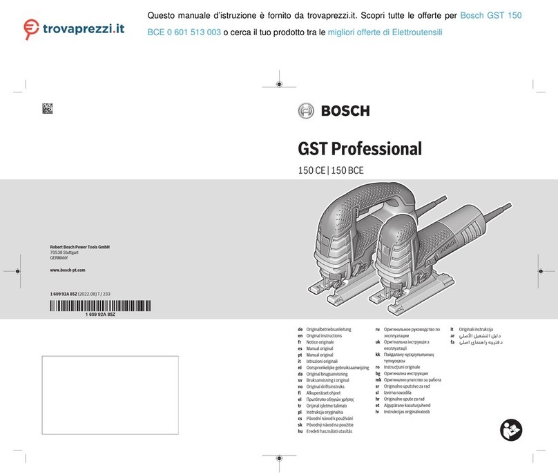 Bosch 0 601 513 003 User manual