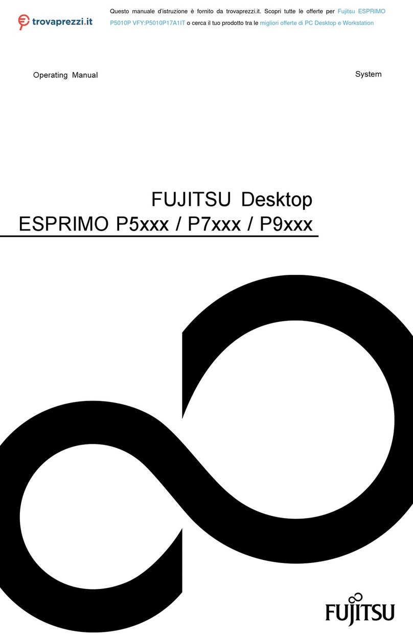 Fujitsu ESPRIMO P5010P VFY User manual