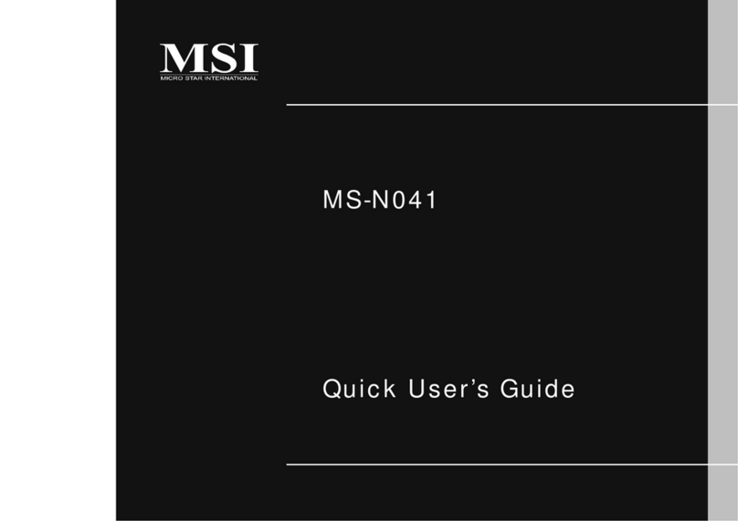 MSI MS-N041 Instruction manual