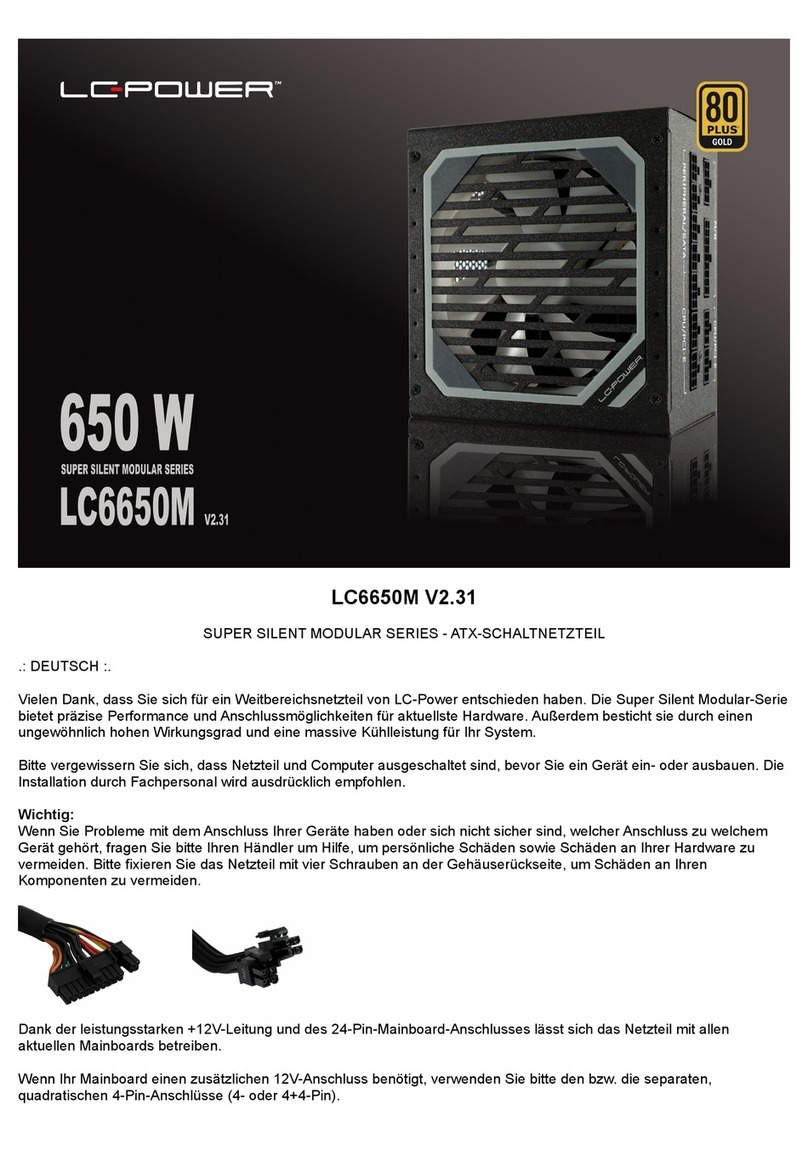 LC-POWER LC6650M User manual