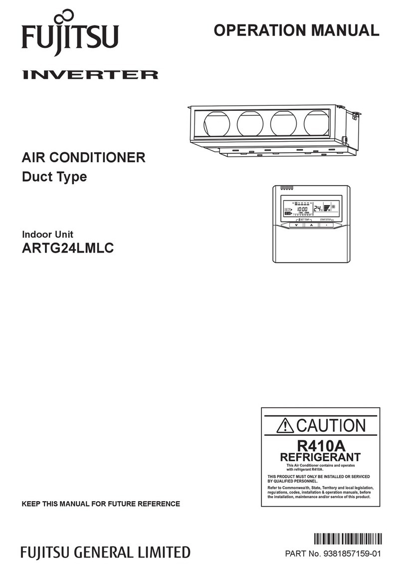 Fujitsu ARTG24LMLC User manual