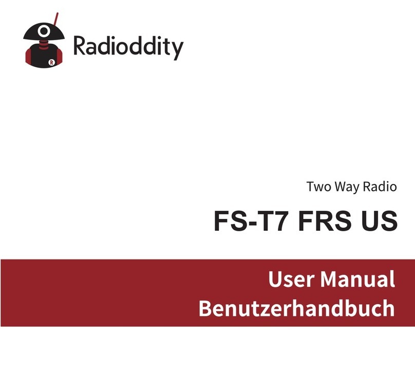 Radioddity FS-T7 FRS US User manual