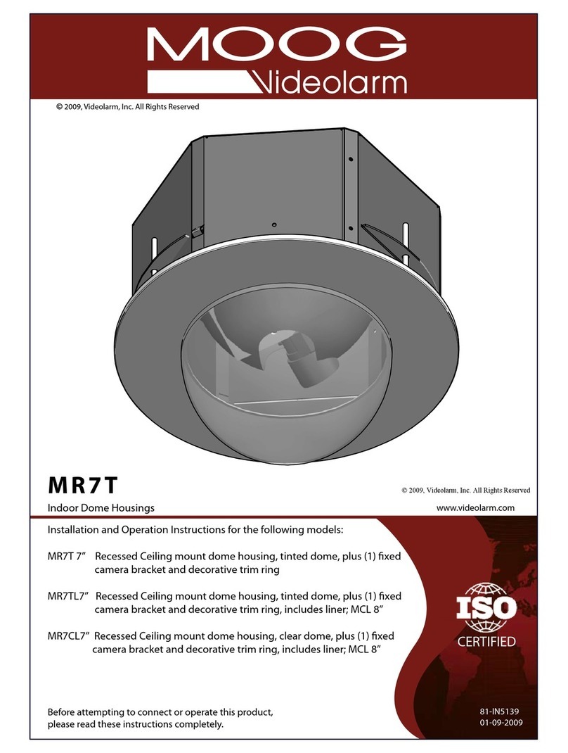 Moog Videolarm MR7T 7 User manual