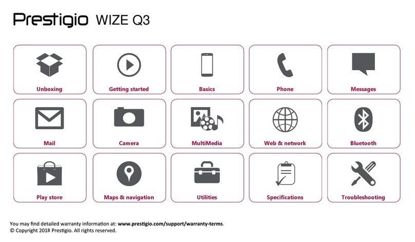 Prestigio WIZE Q3 manual
