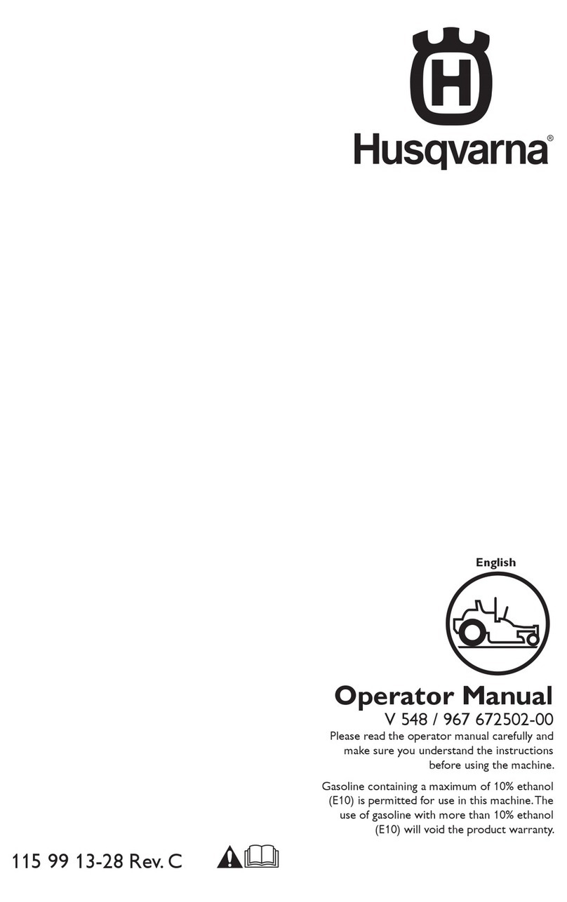 Husqvarna V548 Operator's manual
