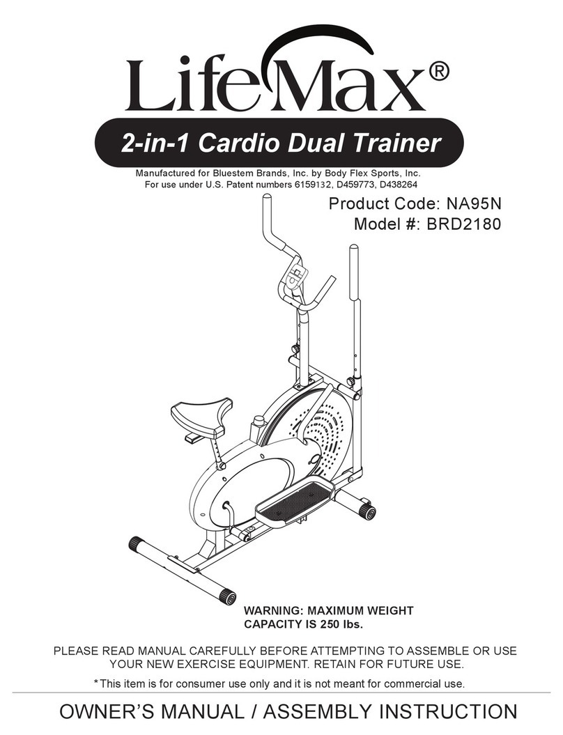 Lifemax BRD2180 Use and care manual