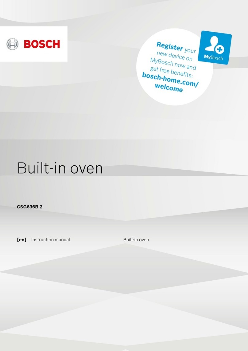 Bosch CSG636B 2 Series instruction manual