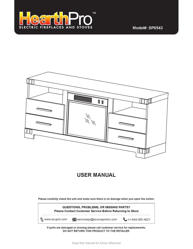 HearthPro SP6543 user manual HearthPro SP6543 user manual