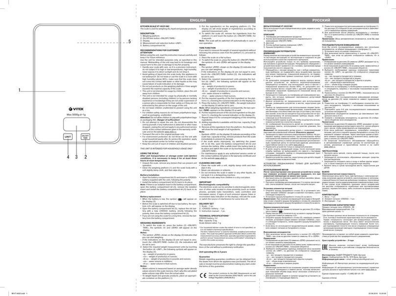 Vitek VT-8025 MC Manual instruction