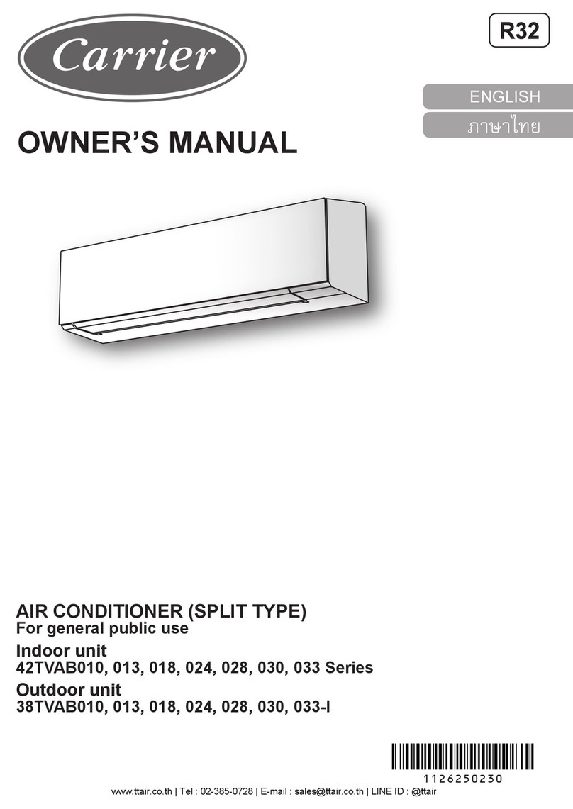 Carrier 38TVAB010-I User manual