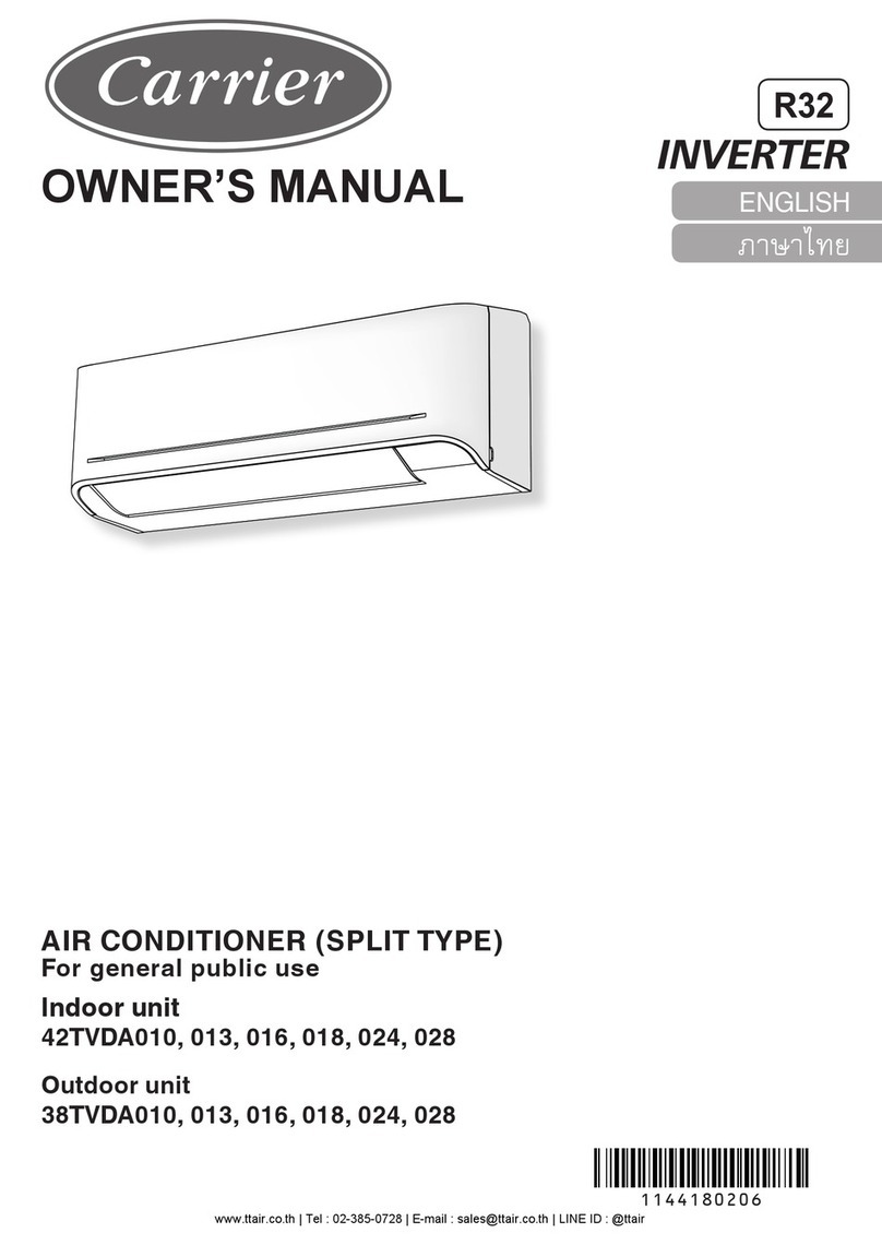 Carrier 42TVDA010 User manual