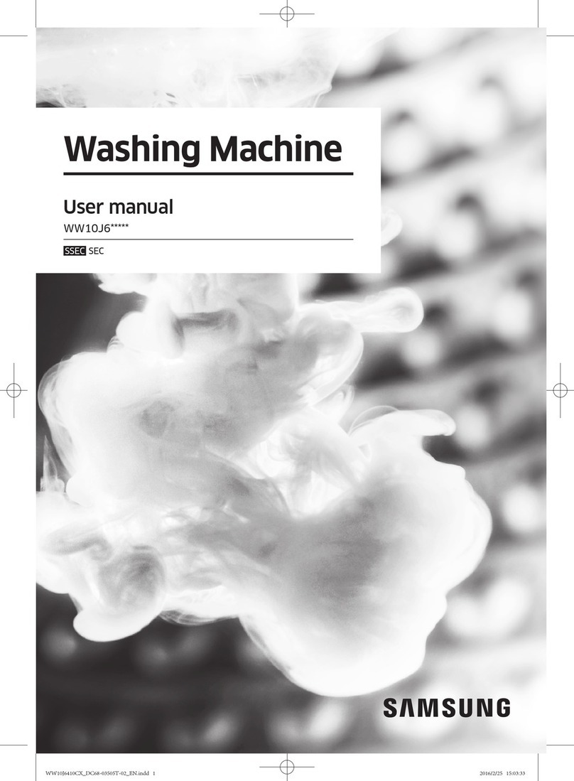 Samsung WW10J6 Series user manual