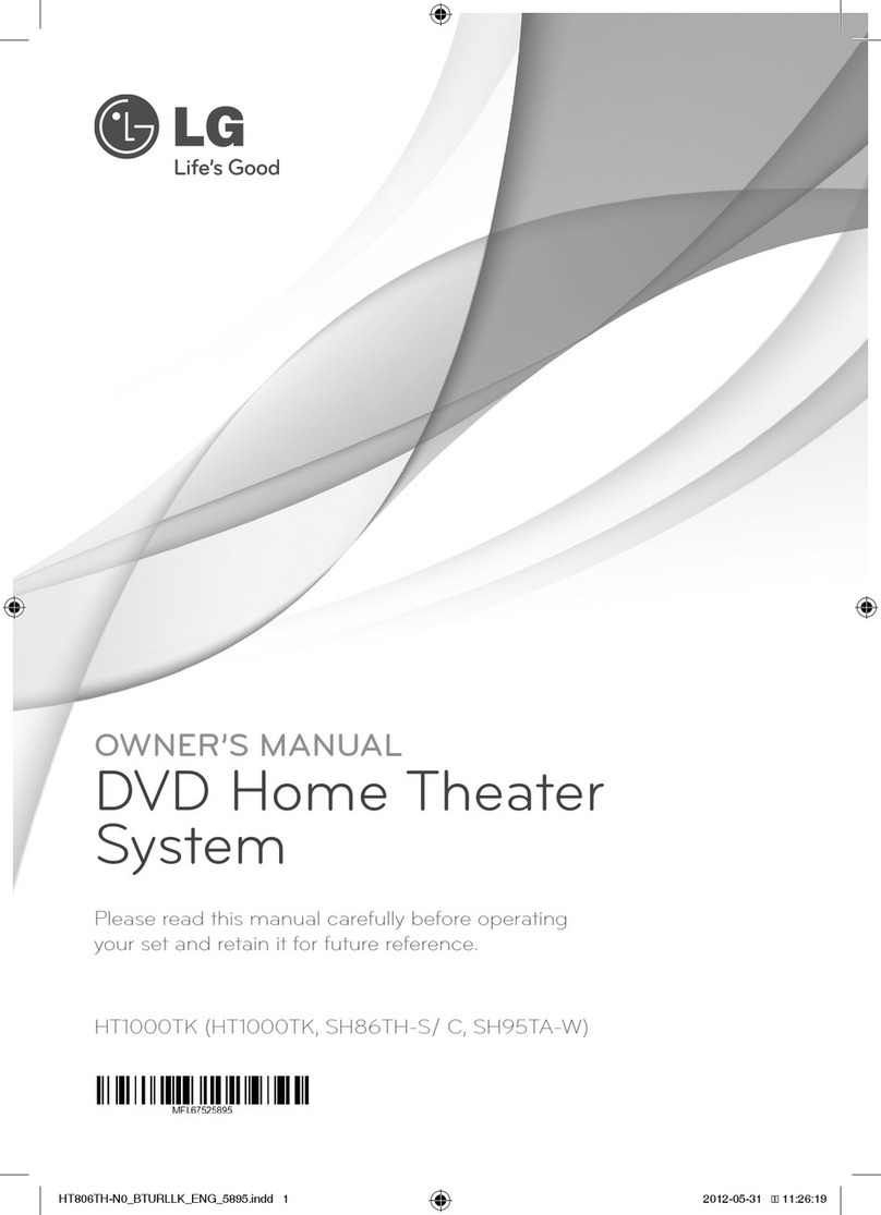 LG HT1000TK User manual