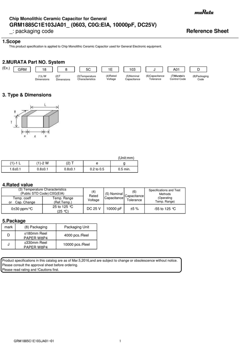 Murata GRM1885C1E103JA01 Series User manual Murata GRM1885C1E103JA01 Series User manual