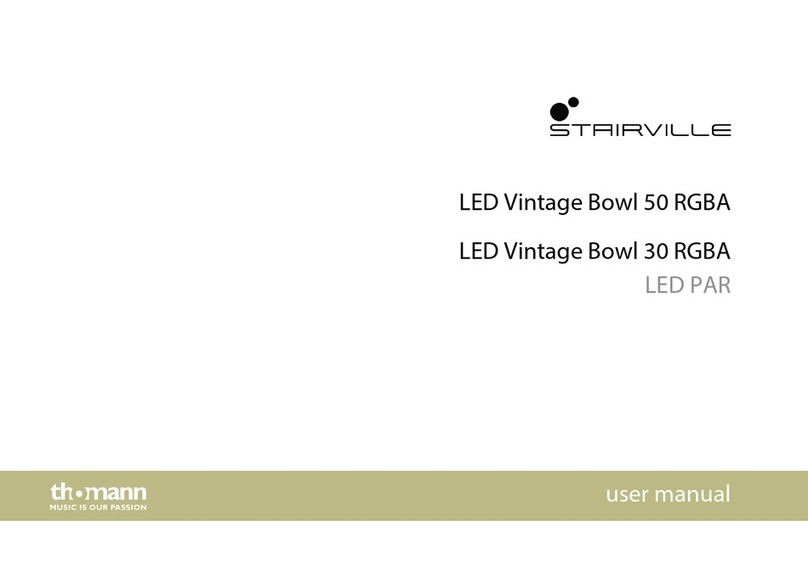 thomann STAIRVILLE LED Vintage Bowl 50 RGBA user manual