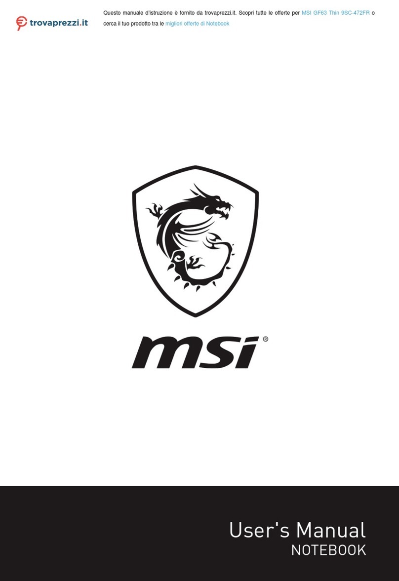 MSI 9SC-472FR User manual