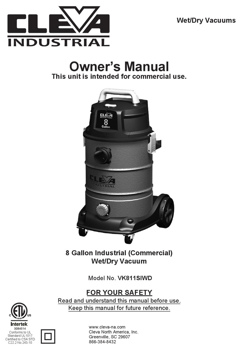 Cleva VK811SIWD owner's manual