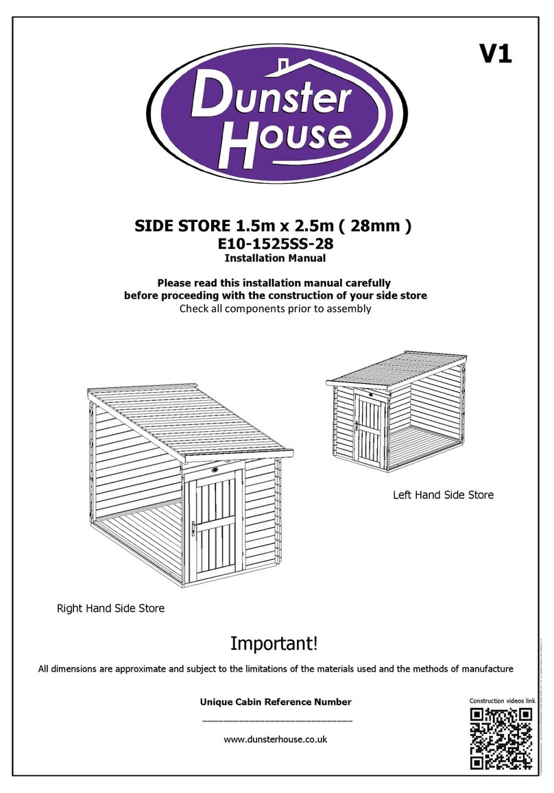 Dunster House E10-1525SS-28 User manual Dunster House E10-1525SS-28 User manual