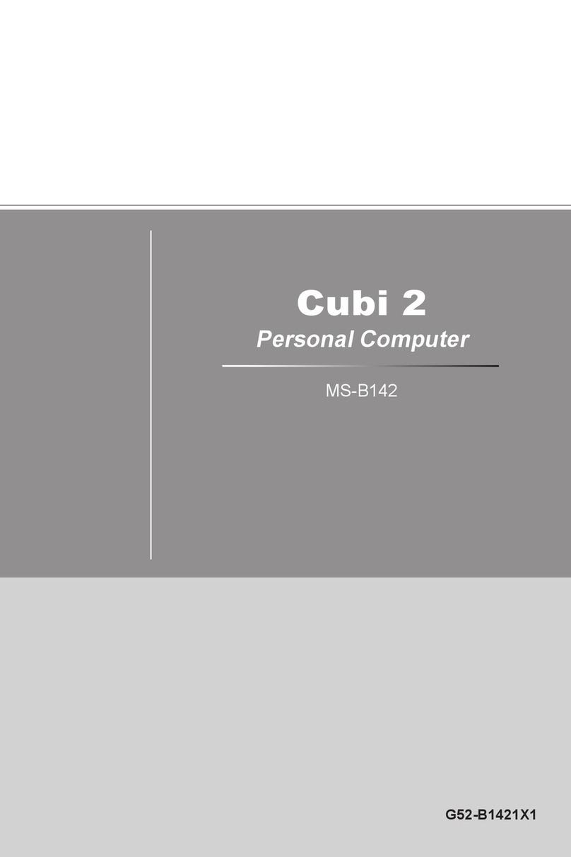 MSI Cubi 2 MS-B142 manual