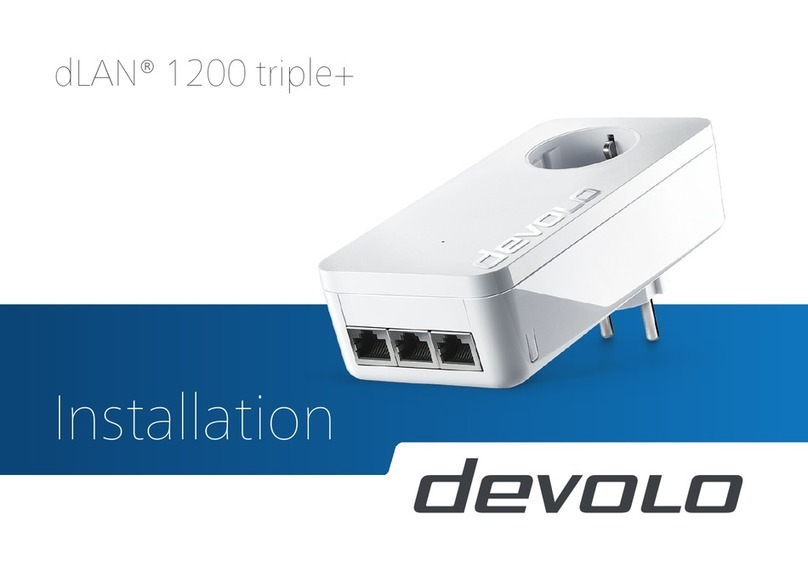 Devolo dLAN 1200 triple+ User manual