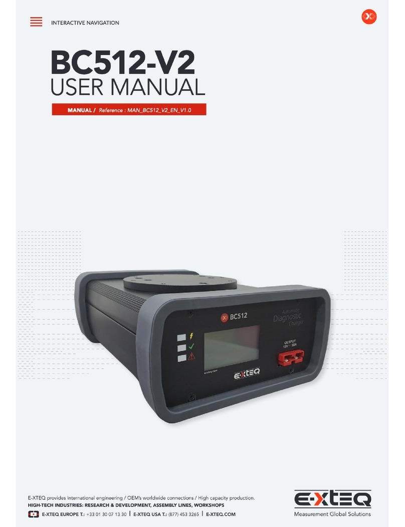 E-XTEQ BC512-V2 user manual